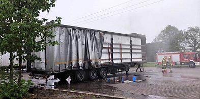 Pożar generatora prądu w Czajkowie