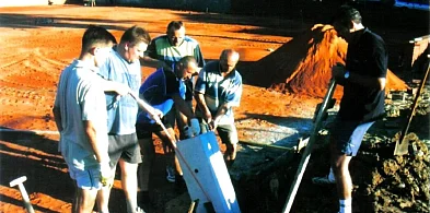 20 lat temu grupa zapaleńców wybudowała w Ostrzeszowie korty tenisowe-42137