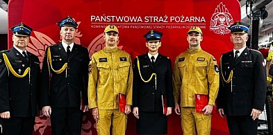 Awanse i wyróżnienia w Komendzie Powiatowej PSP w Ostrzeszowie-42996