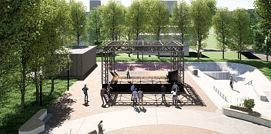 Skatepark, boisko do siatkówki plażowej, boisko do koszykówki 3x3…