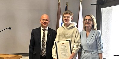 Bartosz Kraczek uhonorowany za wyjątkową odwagę i bohaterską postawę