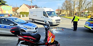 Pijany  motorowerzysta sprawcą wypadku w Ostrzeszowie