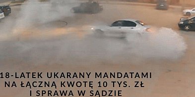 OSTRZESZÓW: 18-letni drifciarz dostał dwa mandaty, każdy po 5 tysięcy zł