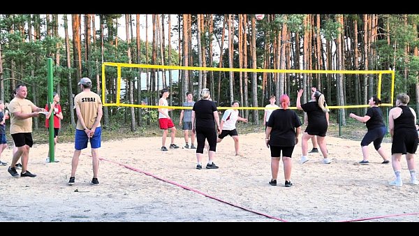 I Turniej Plażowej Piłki Siatkowej w Jaźwinach.