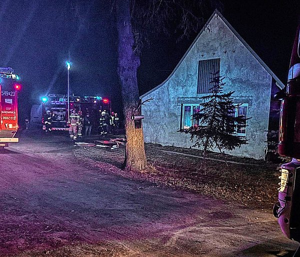 Pożar kotłowni w Marszałkach. Spaliły się kurczęta