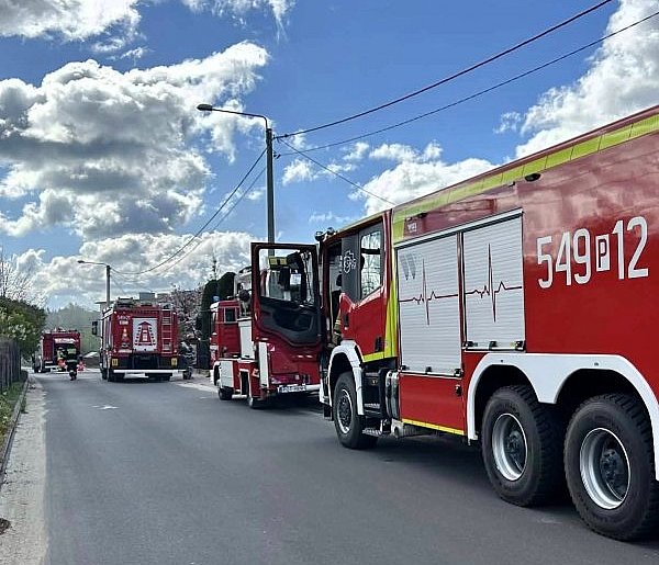 Pożar budynku mieszkalnego w Ostrzeszowie. Straty sięgają 300 tys. zł