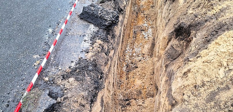 W Jaźwinach skarżą się na uciążliwości związane z budową linii kablowej