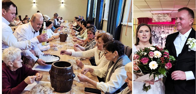 JAŹWINY: Darli pierze, z którego będzie pierzyna na posag dla panny młodej