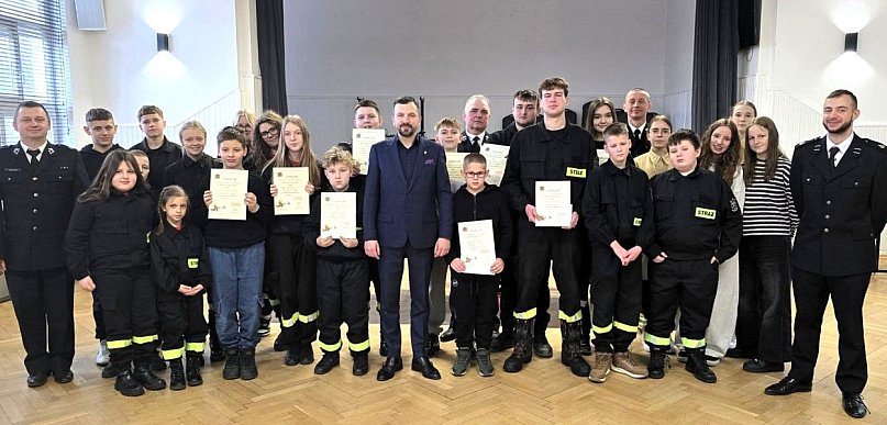 Gminny sprawdzian wiedzy pożarniczej w Grabowie nad Prosną