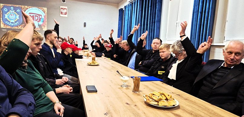 Walne zebranie sprawozdawczo-wyborcze OSP w Jaźwinach