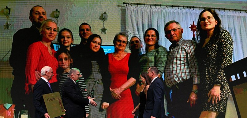 Statuetka Siewcy dla Małgorzaty i Łukasza Drzazgów ze Skarydzewa