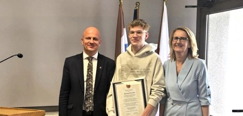 Bartosz Kraczek uhonorowany za wyjątkową odwagę i bohaterską postawę