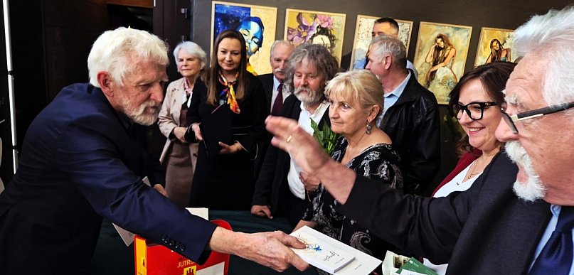 Benefis świętującego 60-lecie pracy twórczej Bolesława Grobelnego