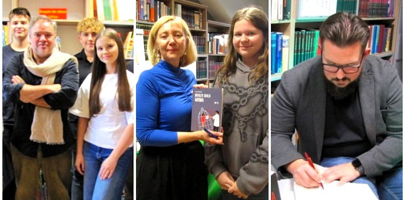 ,,Trzy spotkania na dwa głosy’’ w Bibliotece w Czajkowie - 42839