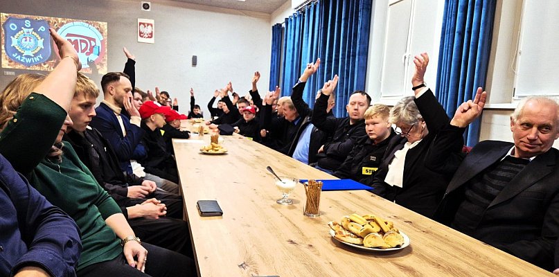 Walne zebranie sprawozdawczo-wyborcze OSP w Jaźwinach