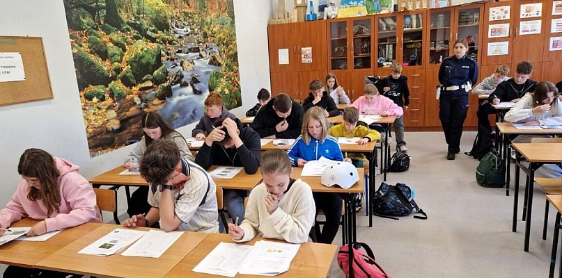 Powiatowy etap Turnieju Bezpieczeństwa Ruchu Drogowego w Kobylej Górze