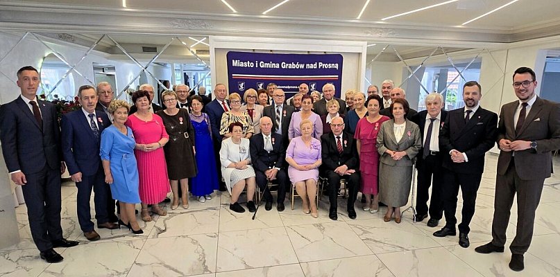 Jubileusze małżeńskie w Mieście i Gminie Grabów nad Prosną