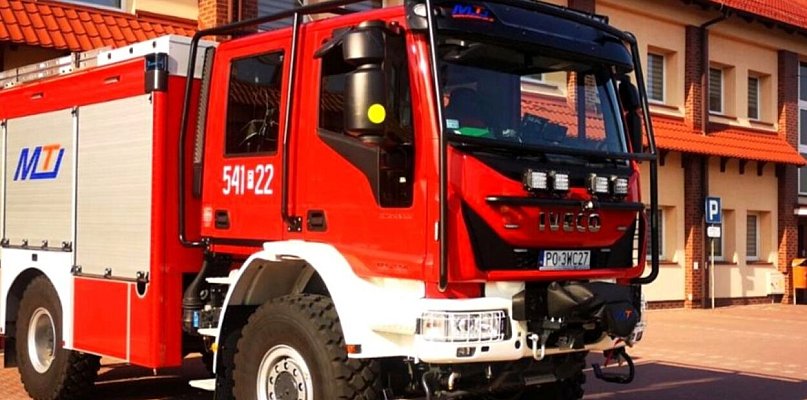 Nasi strażacy jadą gasić pożar lasów pod Wołominem