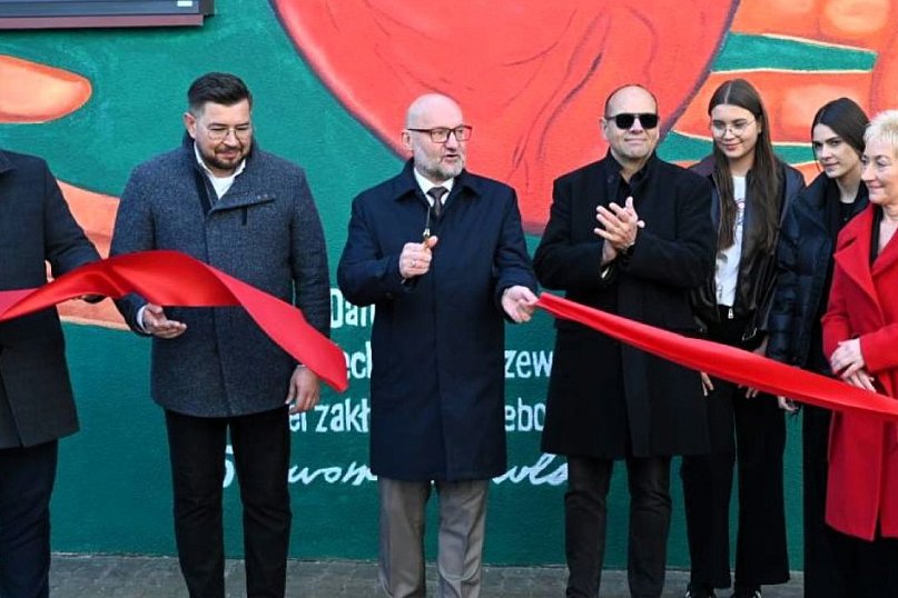 Kolejny mural w ZS Nr 1 w Ostrzeszowie