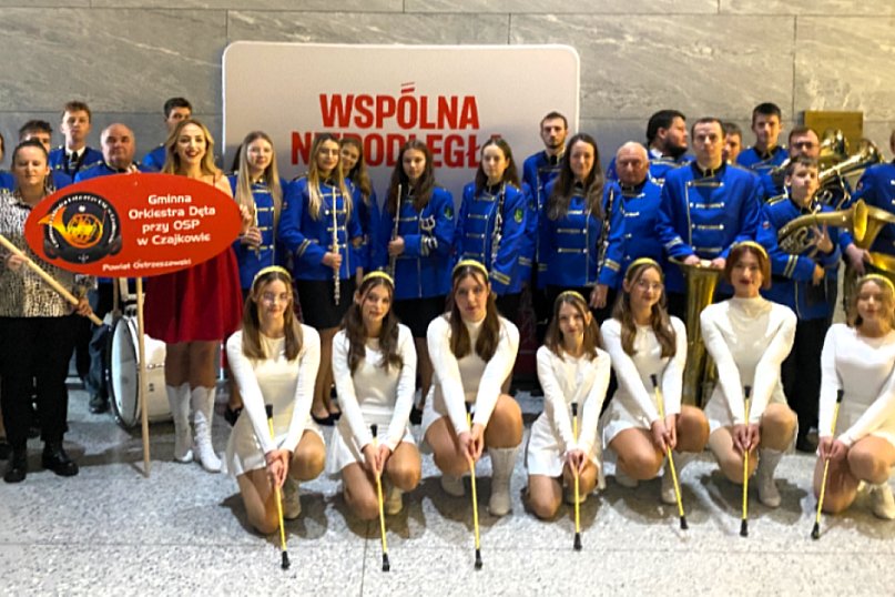 Orkiestra z Czajkowa zagrała w Warszawie