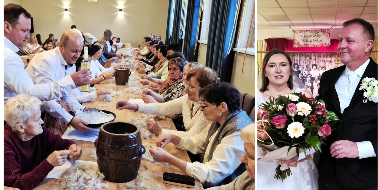 JAŹWINY: Darli pierze, z którego będzie pierzyna na posag dla panny młodej