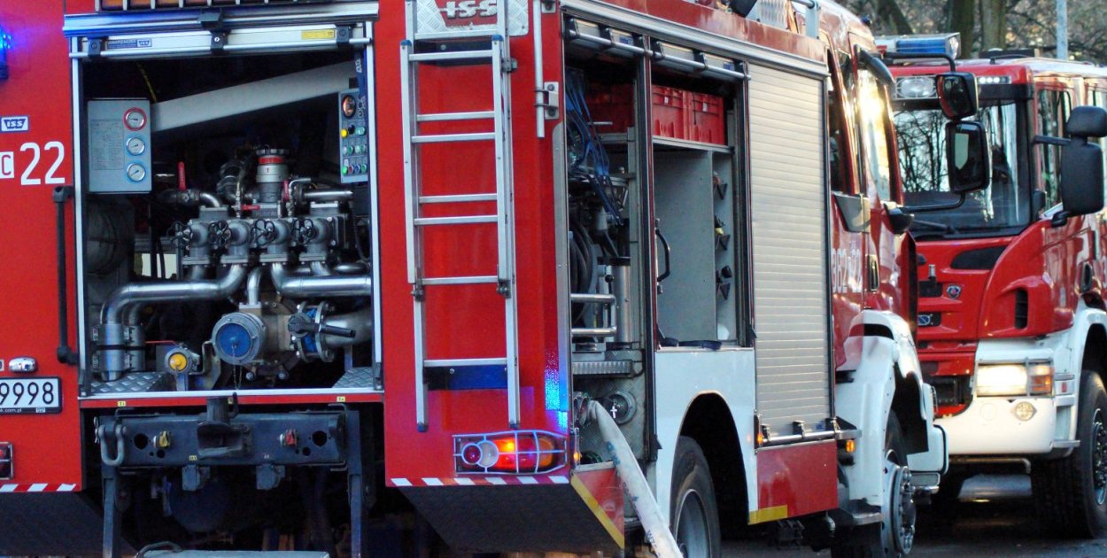 Pożar poddasza budynku gospodarczego w Głuszynie