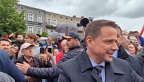 Rafał Trzaskowski w Kępnie