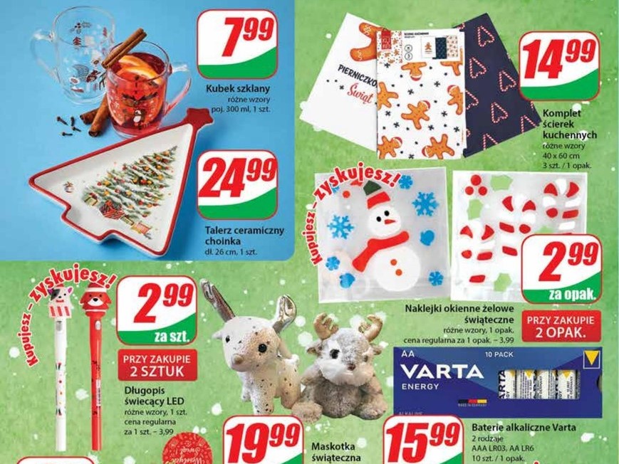 gazetka promocyjna Dino Pułtusk – ozdoby świąteczne