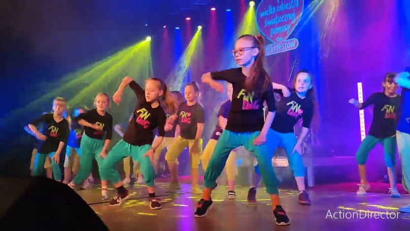 Tak dzieciaki tańczyły dla WOŚP w Ostrzeszowie